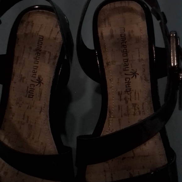 908-34) Montego bay club women's strappy cork wedge - Picture 2 of 8